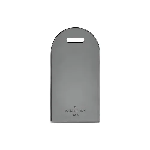 LOUIS VUITTON Металлический ярлык для багажа Сумка Аксессуар Унисекс Серый
