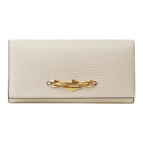 Jimmy Choo Ящерица Узор Кожа Кошелек Женская Белая