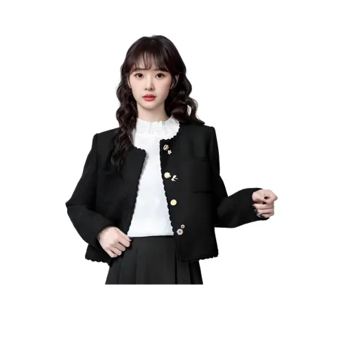 REMOULD Черное Женское Короткое Пальто