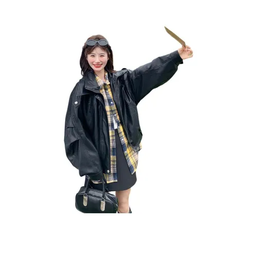 MEXICAN Черный Женские Кожаные Куртки