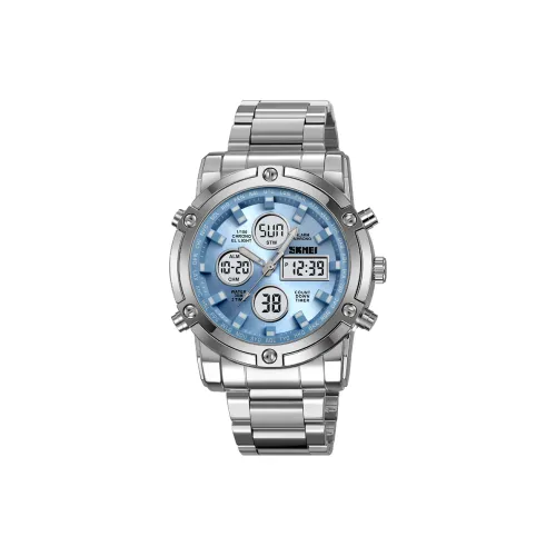 SKMEI Электронный Механизм Нержавеющая Сталь Ремешок Часы Мужские Многоцветный Циферблат Часов