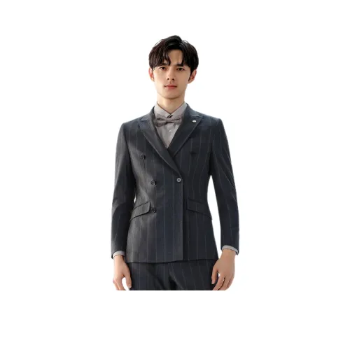 SUNDANCE Серый Мужской Деловой костюм