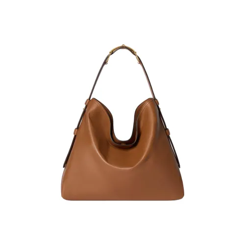 GUCCI Гладкая кожа Тоут Сумка Сумка для покупок Сумка на плечо Большая женская коричневый