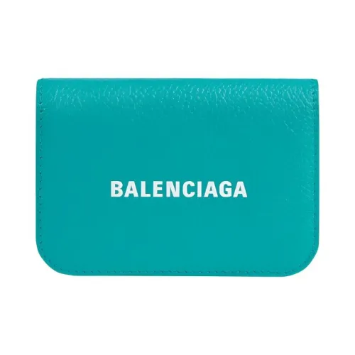 Balenciaga Кошелек из коровьей кожи мини женский зеленый