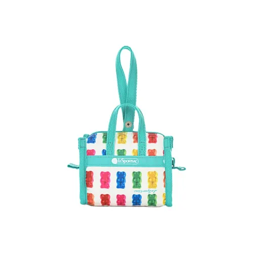 LeSportsac Ткань Сумка Мини Женская Мятно-Зеленая