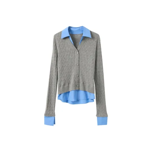 3COLOUR Тихий Серый Женский Трикотаж