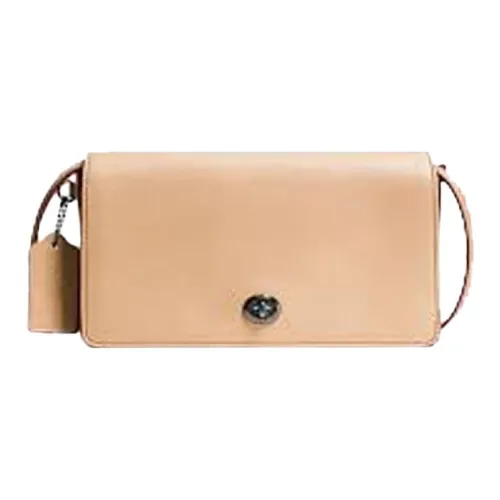 COACH Dinky Кожа Сумка через плечо Женская Бук Оранжевый Красный