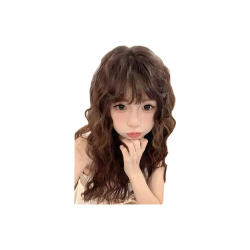 Northward Incline Водная рябь Шерстяной завиток Женская парик Высокая температура Пряжа