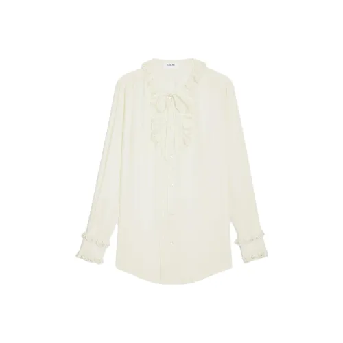 CELINE FW23 Рубашка Женская Айвори