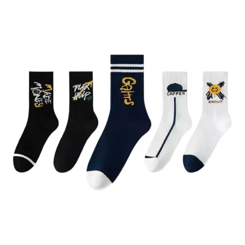 MIIOW Весенние и Осенние носки Crew для мужчин