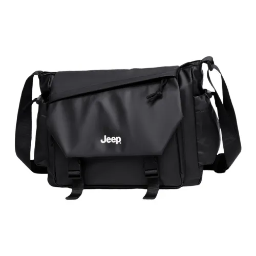 JEEP Oxford Сумка через плечо Сумка на плечо Мужская Черная