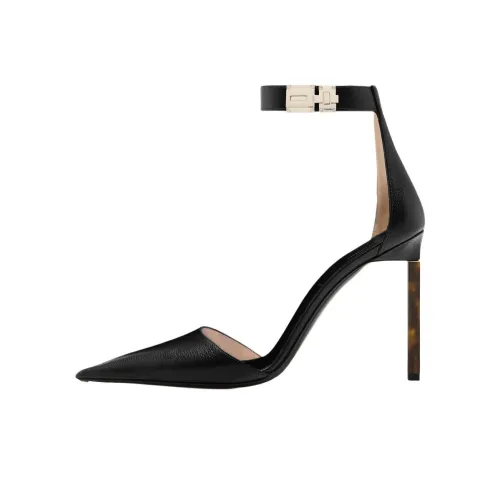 TF Узкий каблук Высокие каблуки 10,5 см Женские Черный