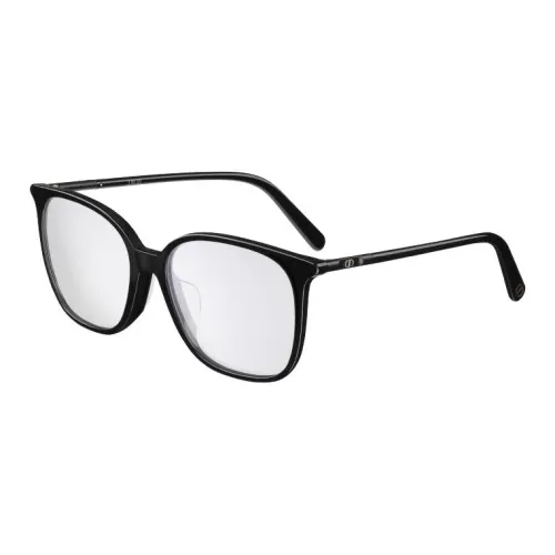 DIOR Ацетат Квадратные Оправы для Очков Унисекс Черные