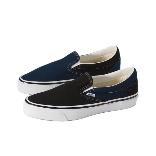 Engineered Garments Collaboration x Vans Slip On 98 Поддержка Кроссовки для скейтбординга Унисекс Синий Черный