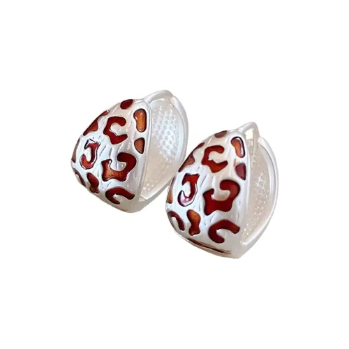 ZWU Медные капли масло серьги-гвоздики женские