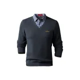 Синий черный