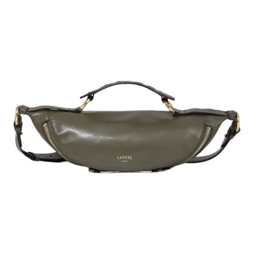 LANCEL Кожа Одно Плечо Сумка Маленькая Женская Зеленая