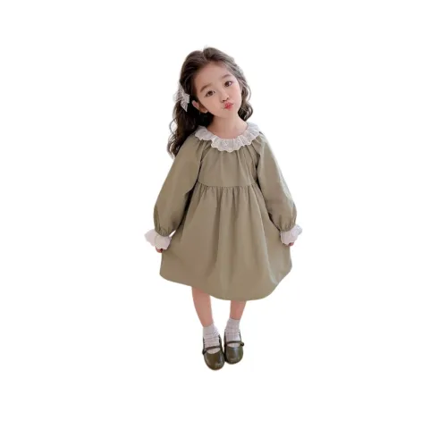 Smileyworld Стиль Мори Зеленый Платья для дошкольников