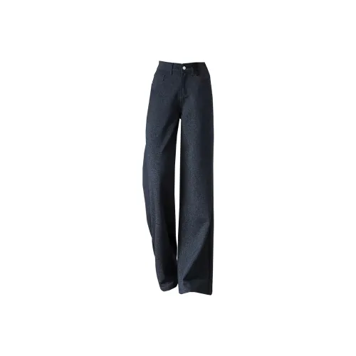 WEIXI Snowflake Blue Women's Casual Pants WEIXI Снежинка Синий Женские Повседневные Брюки