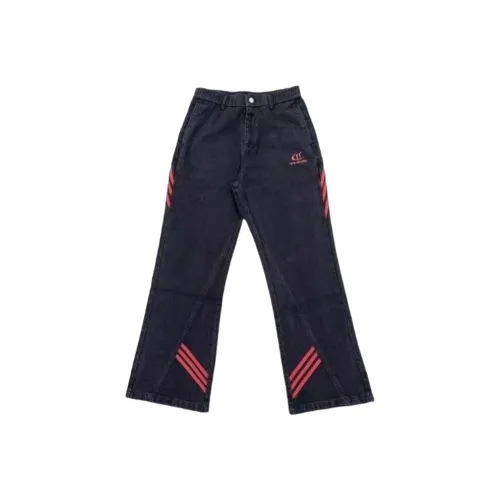 CAT'S PAW Черный Унисекс Джинсы