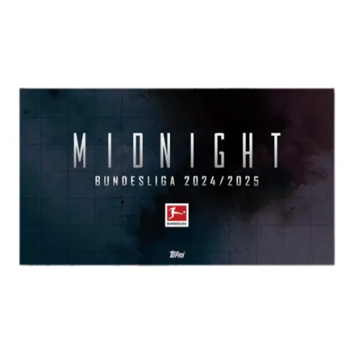 Topps 2024 2025 Футбол Бундеслига Midnight Collection Звезда Карта Полночь Спортивные карты Целая коробка