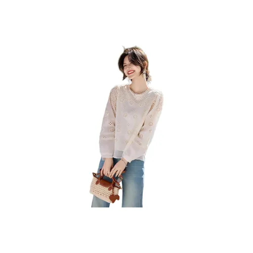 Still quiet Бежевый Женские Рубашки