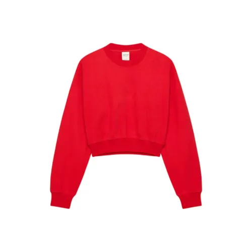 Aritzia FW25 Cozy Sweatfleece Perfect Crew Crop Рубашка Толстовка Женские