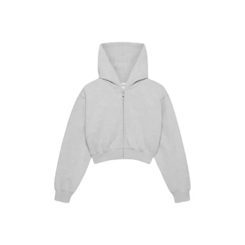 Aritzia FW25 Cozy Sweatfleece Perfect Crop Zip Толстовка Толстовка Женские