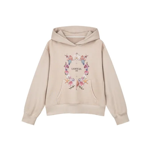 UOOYAA Хаки Женские Свитшоты