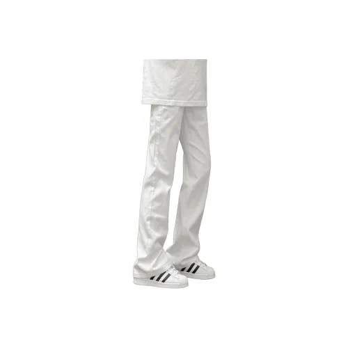 MORii Белый Унисекс Джинсы