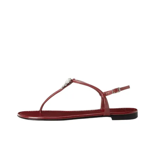 Giuseppe Zanotti GZ Hollie One Ремень Сандалии Женские Бордовый