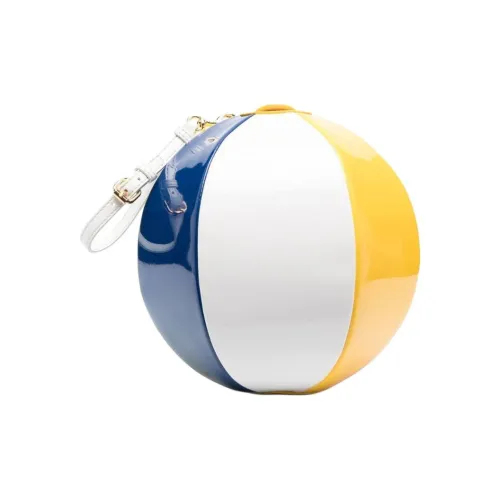 MOSCHINO Клатч из искусственной кожи женский белый и многоцветный