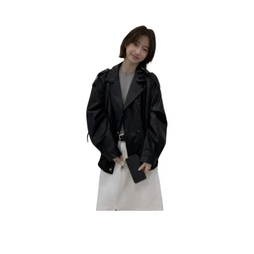 YICHEN Женские кожаные куртки