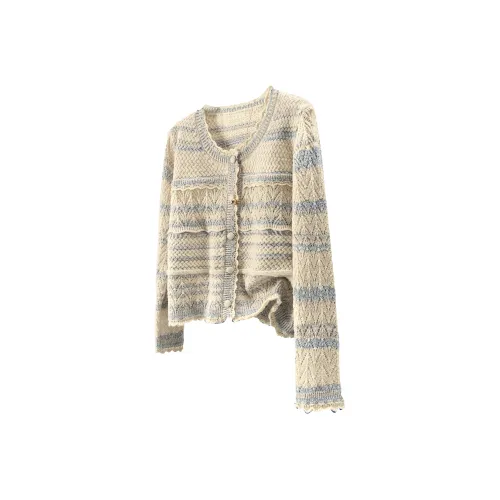 TOUCH Трикотаж Женский Абрикос с Синими Полосами