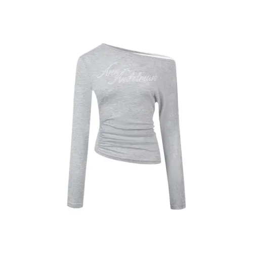 Ann Andelman Серые Женские T-рубашки