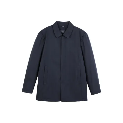 FIRS Темно-синий Мужской Пуховик