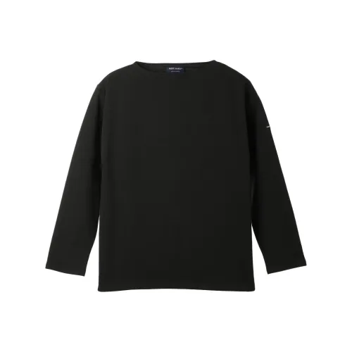 SAINT JAMES Черный Унисекс T-рубашки