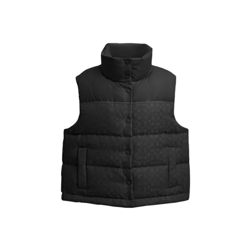 COACH Черный Женский Пуховый жилет