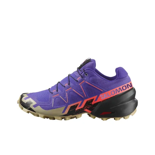 SALOMON Speedcross 6 Амортизация Дышащий И Устойчивый Дизайн Повседневная Обувь для Трейл-Бега Женская