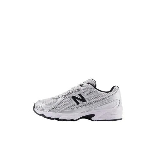 New Balance NB 740 Low Топ Детская беговая обувь Белый Серебряный для детей 3-7 лет