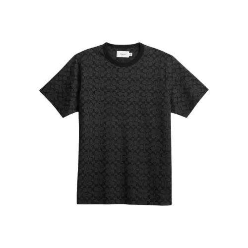 COACH Мужские черные T-рубашки