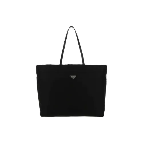 PRADA Нейлоновая сумка-тоут сумка для покупок сумка через плечо женская черная