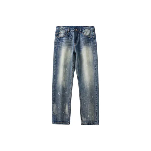 MEXISHION Blue Men's Jeans MEXISHION Синий Мужской Джинсы