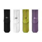 1 Белый, 1 Черный, 1 Светло-зеленый, 1 Светло-фиолетовый