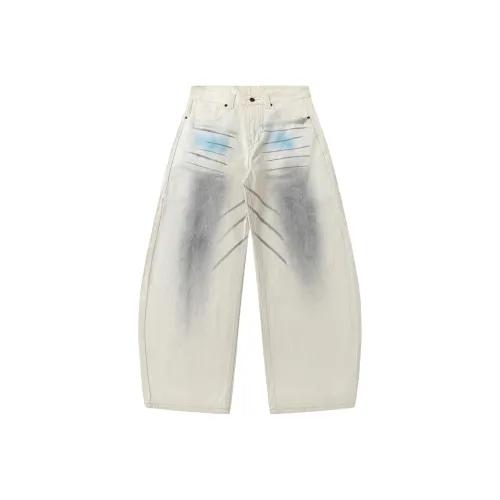 VALKOMM Белый Унисекс Джинсы