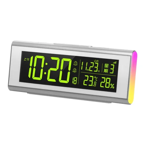 HENSE Electronic Механизм ABS Будильник Унисекс Черный HA6003