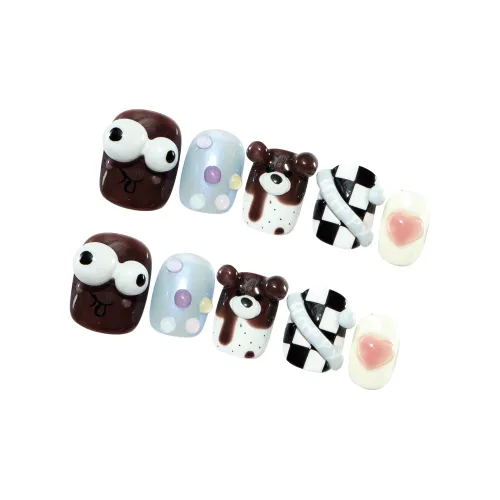 FINGERBOOK Ancient And Mischievous Короткий Квадратный And Круглый Смешанный цвет Jump Цвет