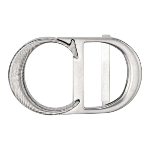 DIOR Латунь Застежка Унисекс Серебряный