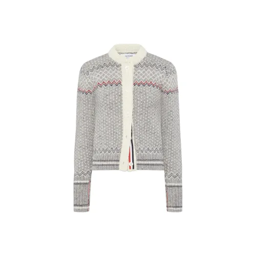 THOM BROWNE Серый Женский Трикотаж