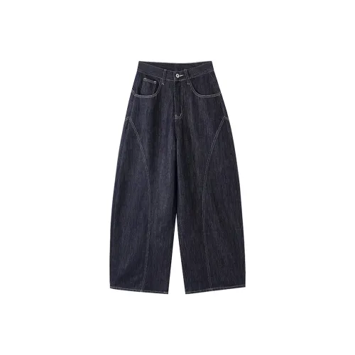 NIUXIAOMO Джинсовый синий Женские Джинсы